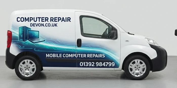 Computer Repair Devon van — mobile computer repairs across Devon