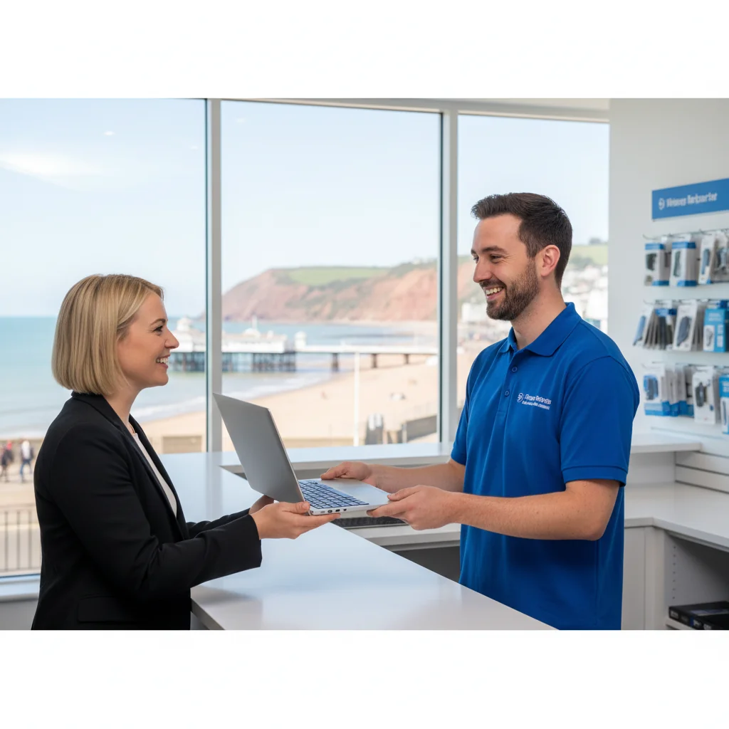 Professional laptop repair service in Teignmouth